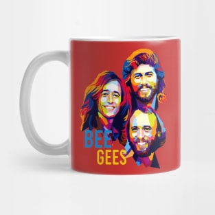 Retro Bee ges Mug